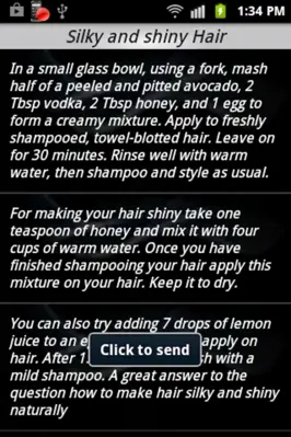 Complete Hair Care android App screenshot 1