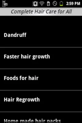 Complete Hair Care android App screenshot 4